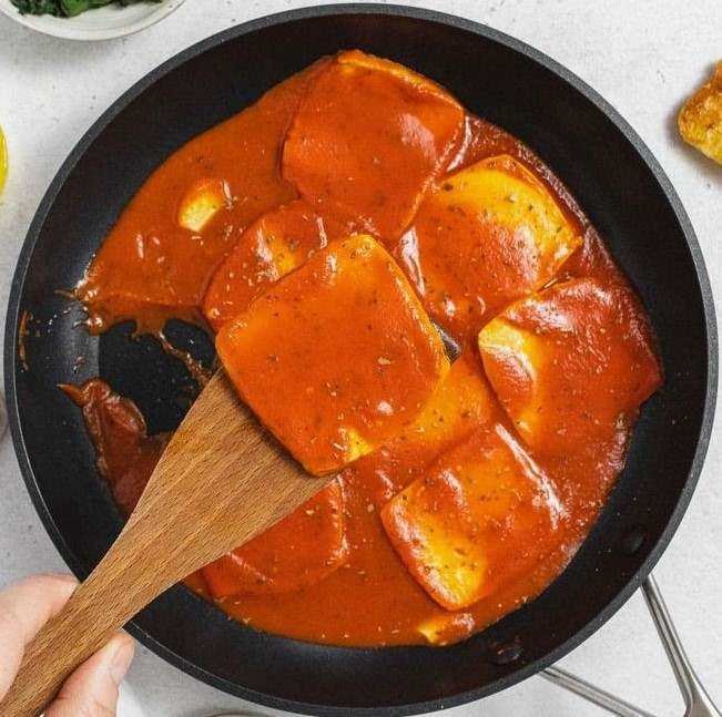 Tofu with Pizzaiola Sauce